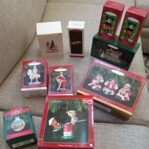Bundle of Misc Hallmark Keepsake Ornament's